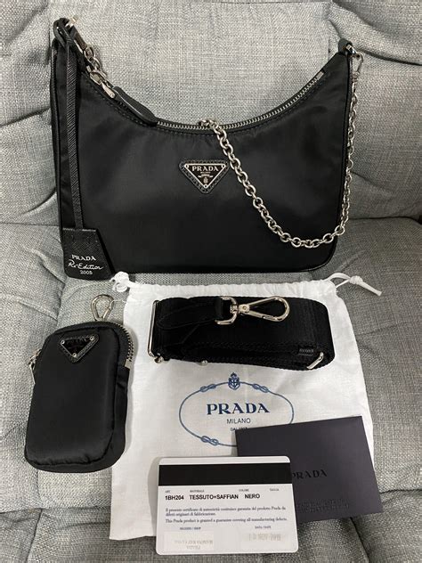 prada shoulder bag chain